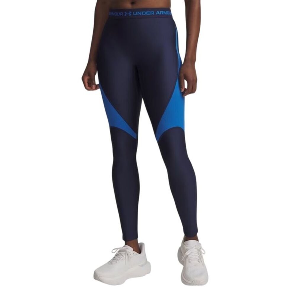 Under Armour Womens/Ladies Ribbed Compression Leggings / Blue
